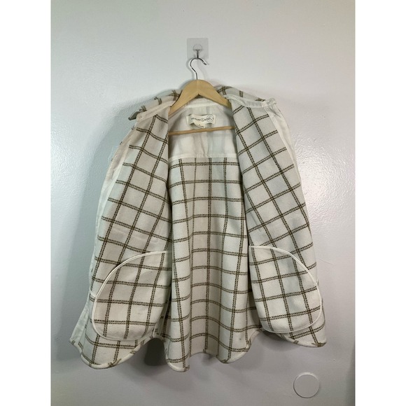 Treasure & Bond 100% Plaid Wool Coat - Picture 4 of 6
